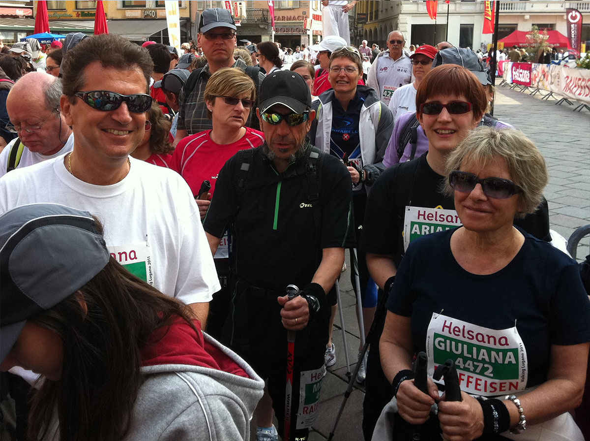 Attività Nordic Walking Lugano 03.04.2011